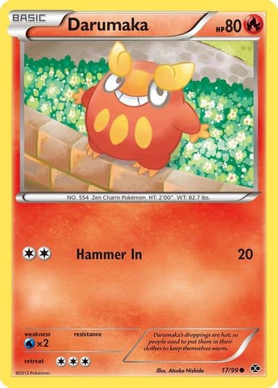 Darumaka Next Destinies Pokemon card