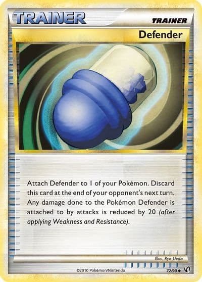 Defender Undaunted Pokemon card