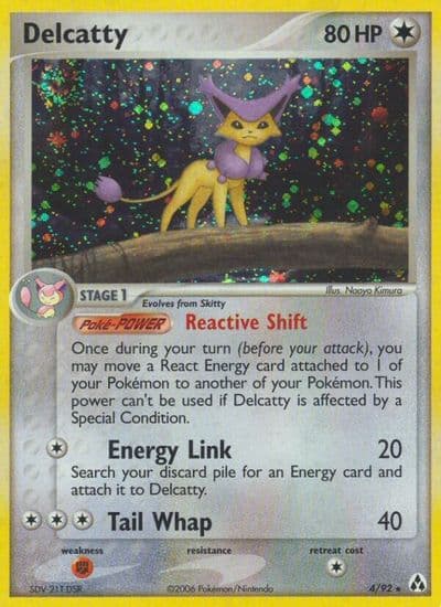 Delcatty Legend Maker Pokemon card