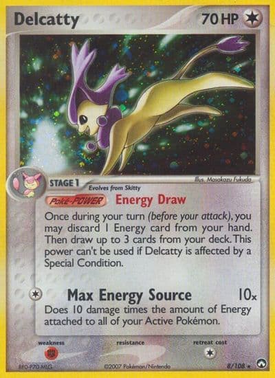Delcatty Power Keepers Pokemon card
