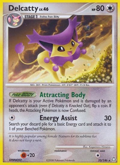 Delcatty Legends Awakened Pokemon card