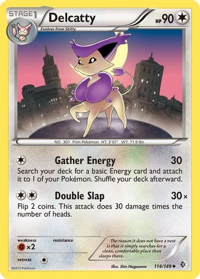 Delcatty Boundaries Crossed Pokemon card