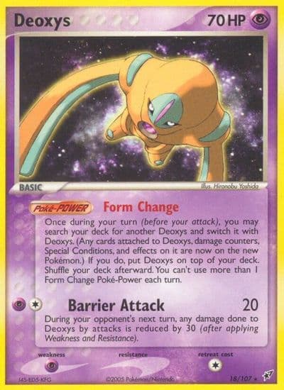 Deoxys (Defense Forme) Deoxys Pokemon card