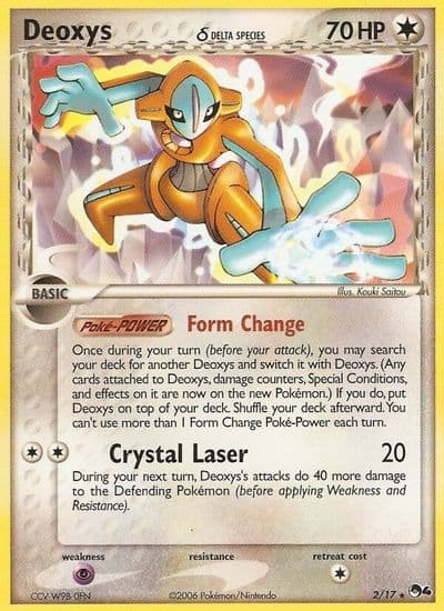 Deoxys (Delta Species) POP Series 4 Pokemon card