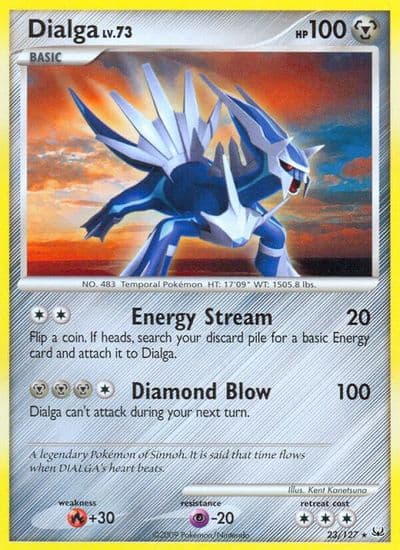 Dialga (23) Platinum Pokemon card