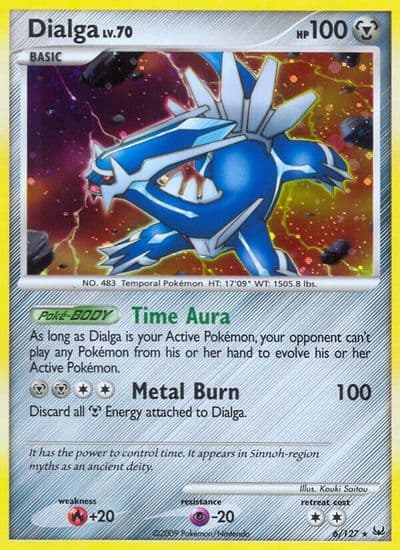 Dialga (6) Platinum Pokemon card