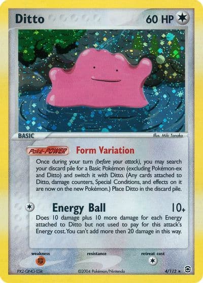 Ditto FireRed & LeafGreen Pokemon card