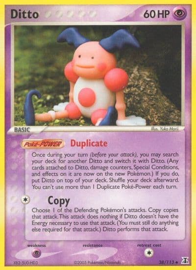 Ditto (Mr. Mime) Delta Species Pokemon card