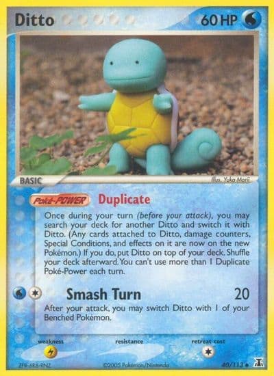Ditto (Squirtle) Delta Species Pokemon card