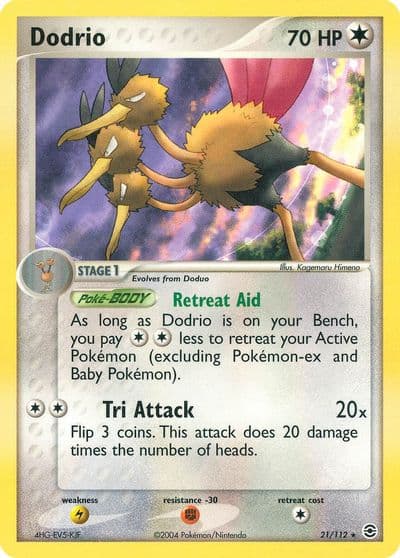 Dodrio FireRed & LeafGreen Pokemon card