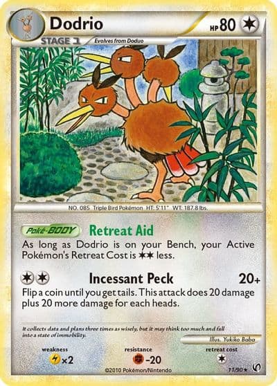 Dodrio Undaunted Pokemon card