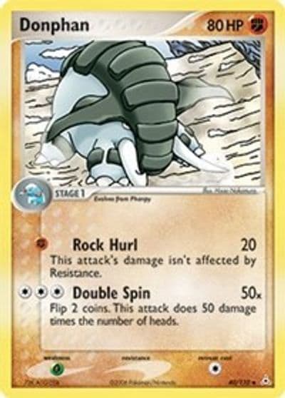Donphan Holon Phantoms Pokemon card