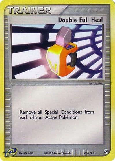 Double Full Heal Sandstorm Pokemon card