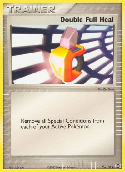 Double Full Heal Emerald Pokemon card