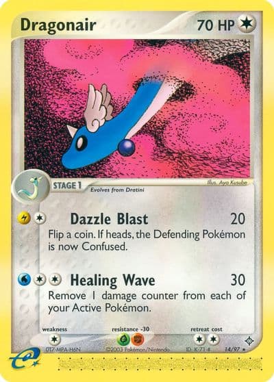 Dragonair Dragon Pokemon card