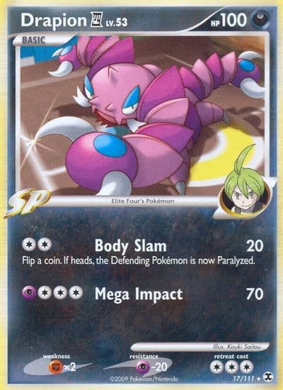 Drapion E4 Rising Rivals Pokemon card