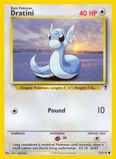 Dratini Legendary Collection Pokemon card
