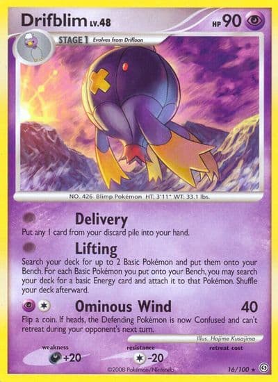 Drifblim Stormfront Pokemon card
