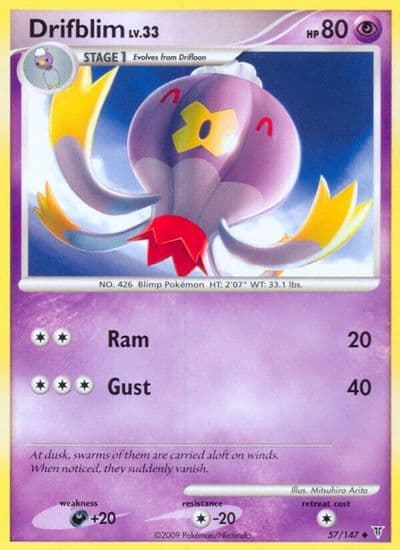 Drifblim Supreme Victors Pokemon card