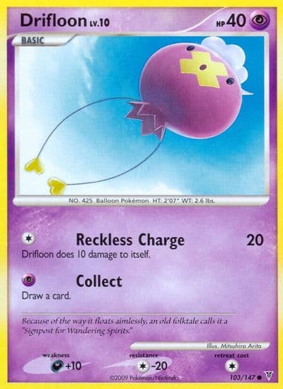 Drifloon Supreme Victors Pokemon card