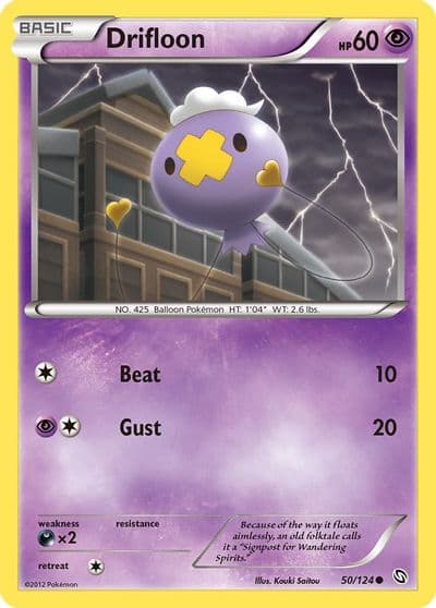 Drifloon (50) Dragons Exalted Pokemon card