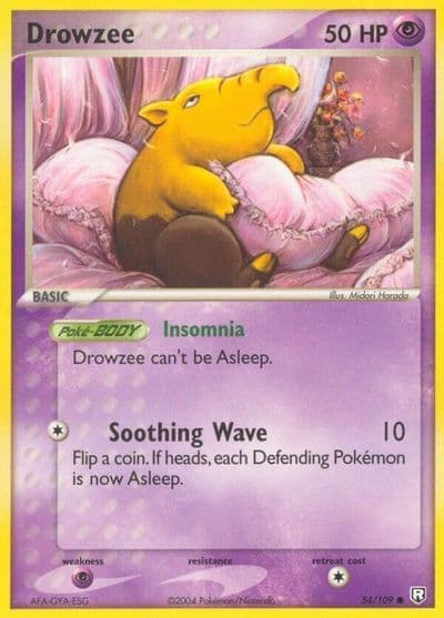 Drowzee Team Rocket Returns Pokemon card