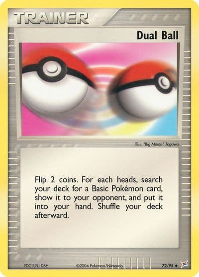 Dual Ball Team Magma vs Team Aqua Pokemon card