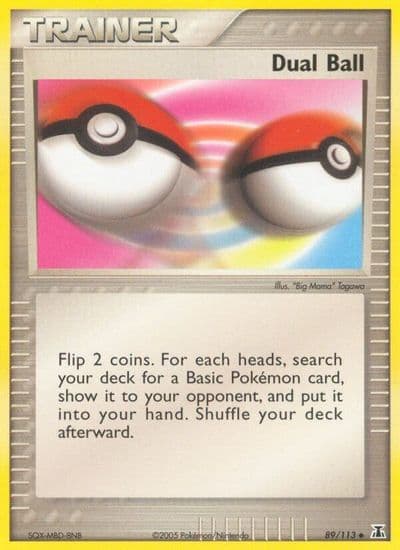Dual Ball Delta Species Pokemon card