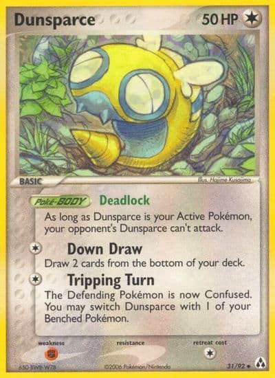 Dunsparce Legend Maker Pokemon card