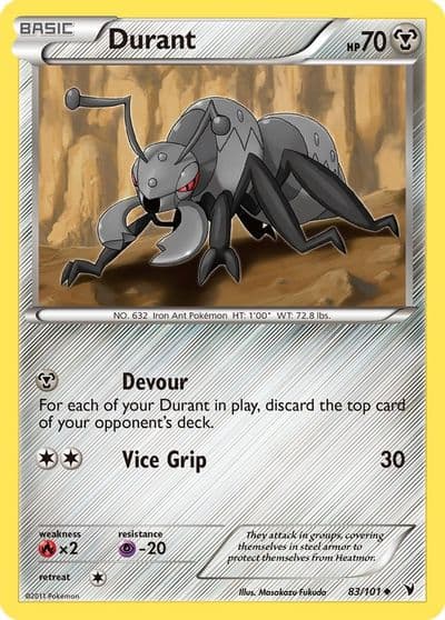 Durant Noble Victories Pokemon card