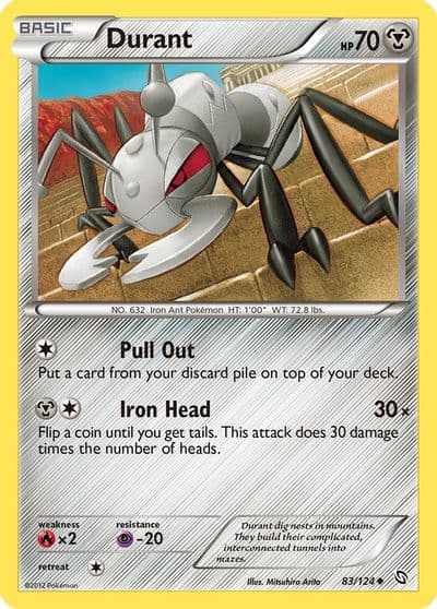 Durant Dragons Exalted Pokemon card