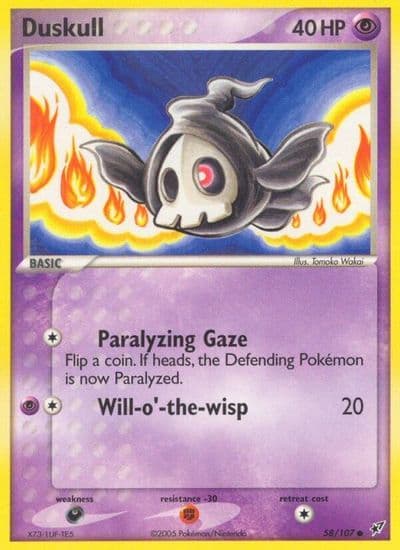 Duskull Deoxys Pokemon card