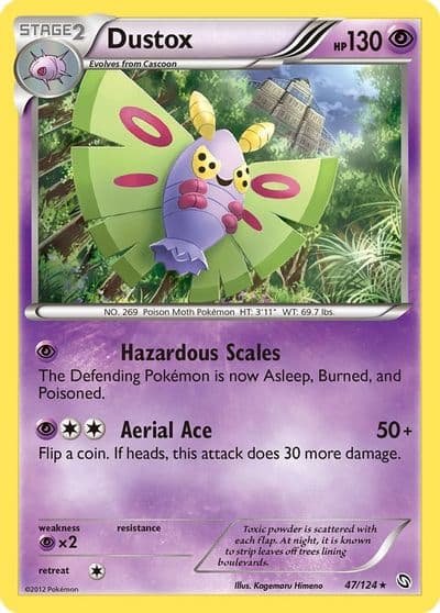 Dustox Dragons Exalted Pokemon card