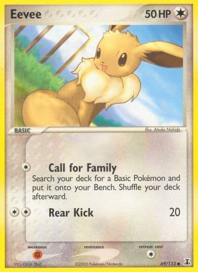 Eevee Delta Species Pokemon card