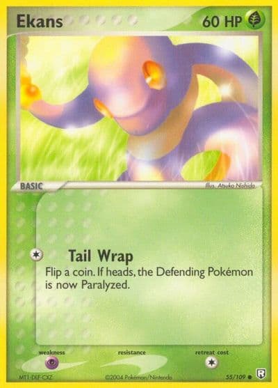 Ekans Team Rocket Returns Pokemon card