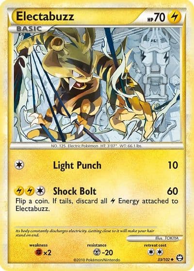 Electabuzz Triumphant Pokemon card
