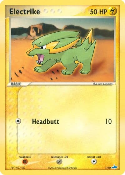 Electrike EX Trainer Kit 1: Latias & Latios Pokemon card