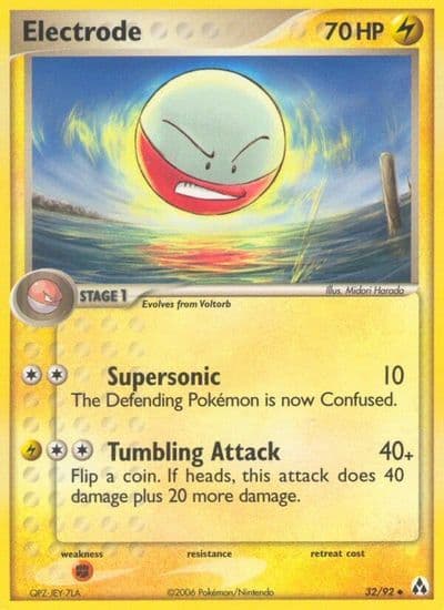 Electrode Legend Maker Pokemon card