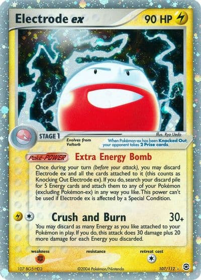 Electrode ex FireRed & LeafGreen Pokemon card
