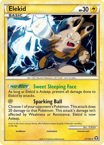 Elekid Triumphant Pokemon card