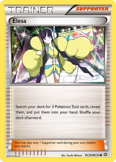 Elesa Legendary Treasures: Radiant Collection Pokemon card