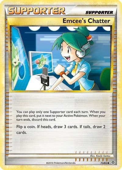 Emcee's Chatter Unleashed Pokemon card
