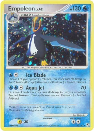 Empoleon Diamond and Pearl Pokemon card