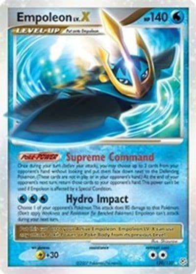 Empoleon LV.X Diamond and Pearl Pokemon card