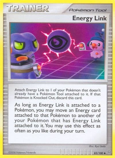 Energy Link Stormfront Pokemon card