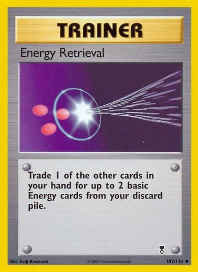 Energy Retrieval Legendary Collection Pokemon card