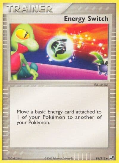 Energy Switch Unseen Forces Pokemon card