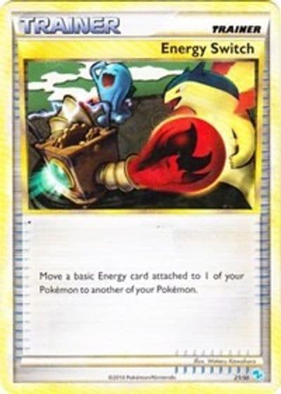 Energy Switch (Gyarados) HGSS Trainer Kit: Gyarados & Raichu Pokemon card