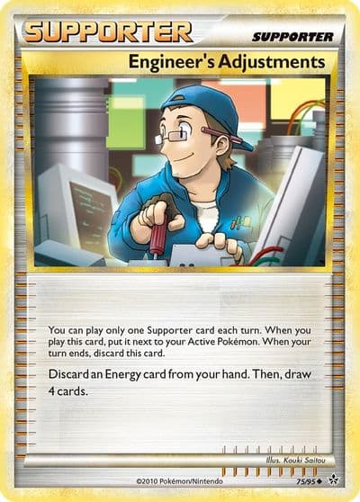 Engineer's Adjustments Unleashed Pokemon card
