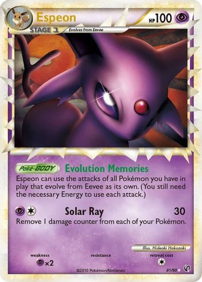 Espeon (Prime) Undaunted Pokemon card